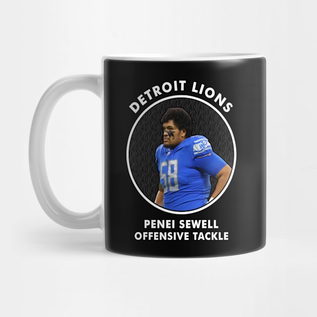 PENEI SEWELL - OT - DETROIT LIONS by Mudahan Muncul 2022